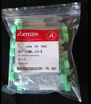 愛思進/Axygen 15ml離心管 SCT-15ML-25-S