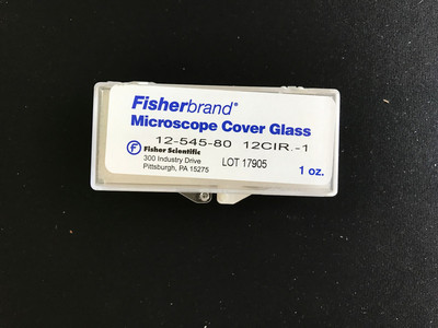 Fisherbrand 飛世爾 蓋玻片硼硅酸玻璃 矩形蓋玻片 12-545B