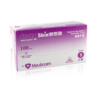 Medicom 乳膠檢查手套 微粉 輕柔型1205