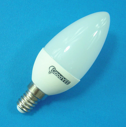 Osram/歐司朗新款星亮LED尖泡 E14/3.3W透明磨砂