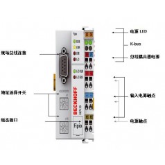 BECKHOFF倍福畢孚 BK7420 | Fipio “經濟增強型” 總線耦合器