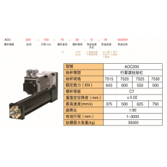 靈德伺服電動缸大力推桿缸AOC200