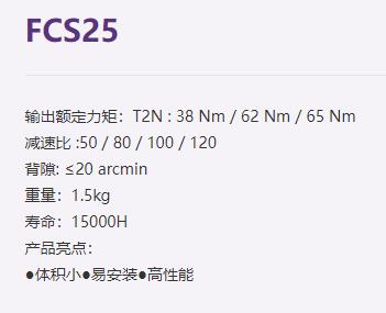 FASTON 行星減速機FCS25系列