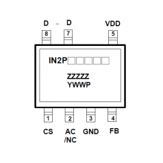 INFSitronix 高壓啟動PWM反激(SSR)電源開關(guān)IN2P170C1-S7G系列