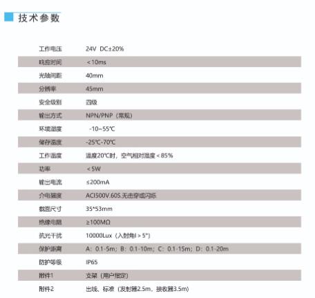 BEDOOKSENSOR光電開關(guān) FH40系列 