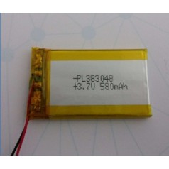 聚合物鋰離子電池 HTK383048 PL 580mAH 3.7V