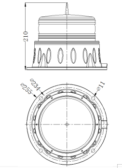 XL-LS-H太陽能 體式航標(biāo)燈安裝尺寸圖.png