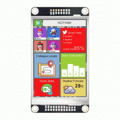 3.5寸LCD顯示屏320&#120;480 SPI TFT 模塊面板帶LCD 控制板