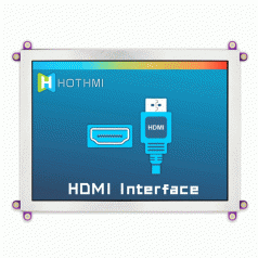 8.0寸TFT HDMI/VGA接口自帶USB接口免驅(qū)電容觸摸屏