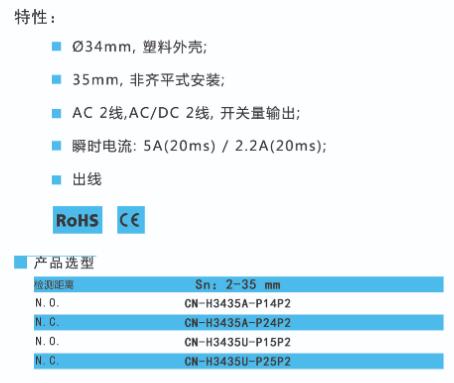 BEDOOKSENSOR電容式接近開關(guān) φ56系列 