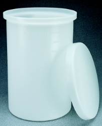 Nalgene 帶蓋 LLDPE 耐用圓筒罐 高密度聚乙烯材質(zhì) 11100-0010