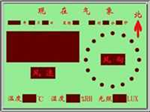 巨型LED顯示風(fēng)速風(fēng)向儀， 固定式風(fēng)速風(fēng)向儀